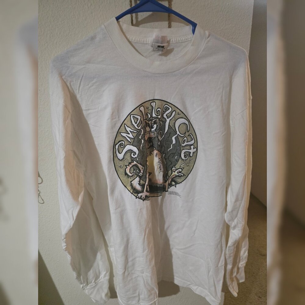 Vintage 90s FRIENDS show long sleeve - Large - smelly cat -